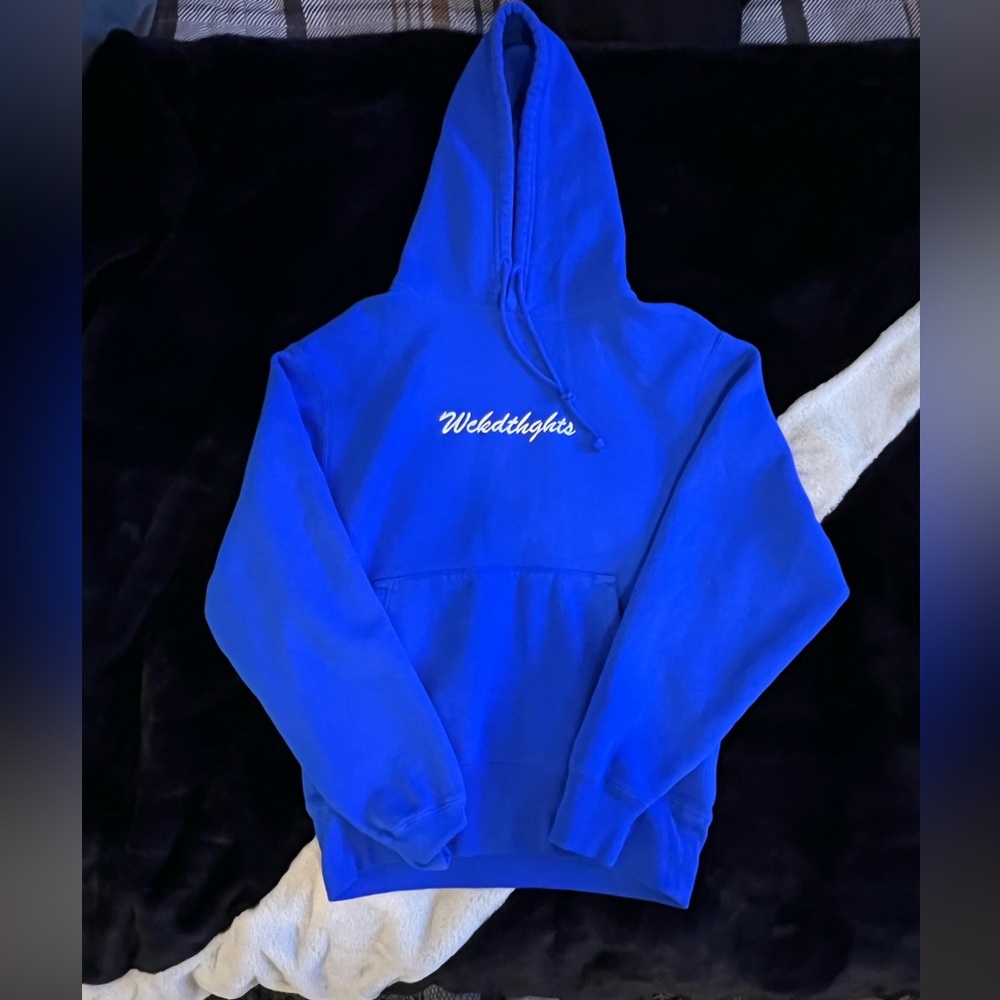 Wckdthghts kluxbusters OTR hoodie (Khaleel blue)